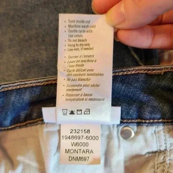 Paige Jeans Verdugo Crop Mid Rise Raw Hem Size 27 - Picture 6 of 8